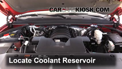 2015 Chevrolet Tahoe LT 5.3L V8 FlexFuel Refrigerante (anticongelante) Controlar nivel de líquido